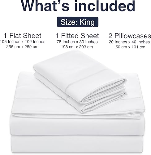 Miniatura 7 de Casual Living 32631 King Size Hotel Style Premium Silky Ultra Luxury Cooling Technology Lavable a máquina, secado rápido, antiarrugas, juego de