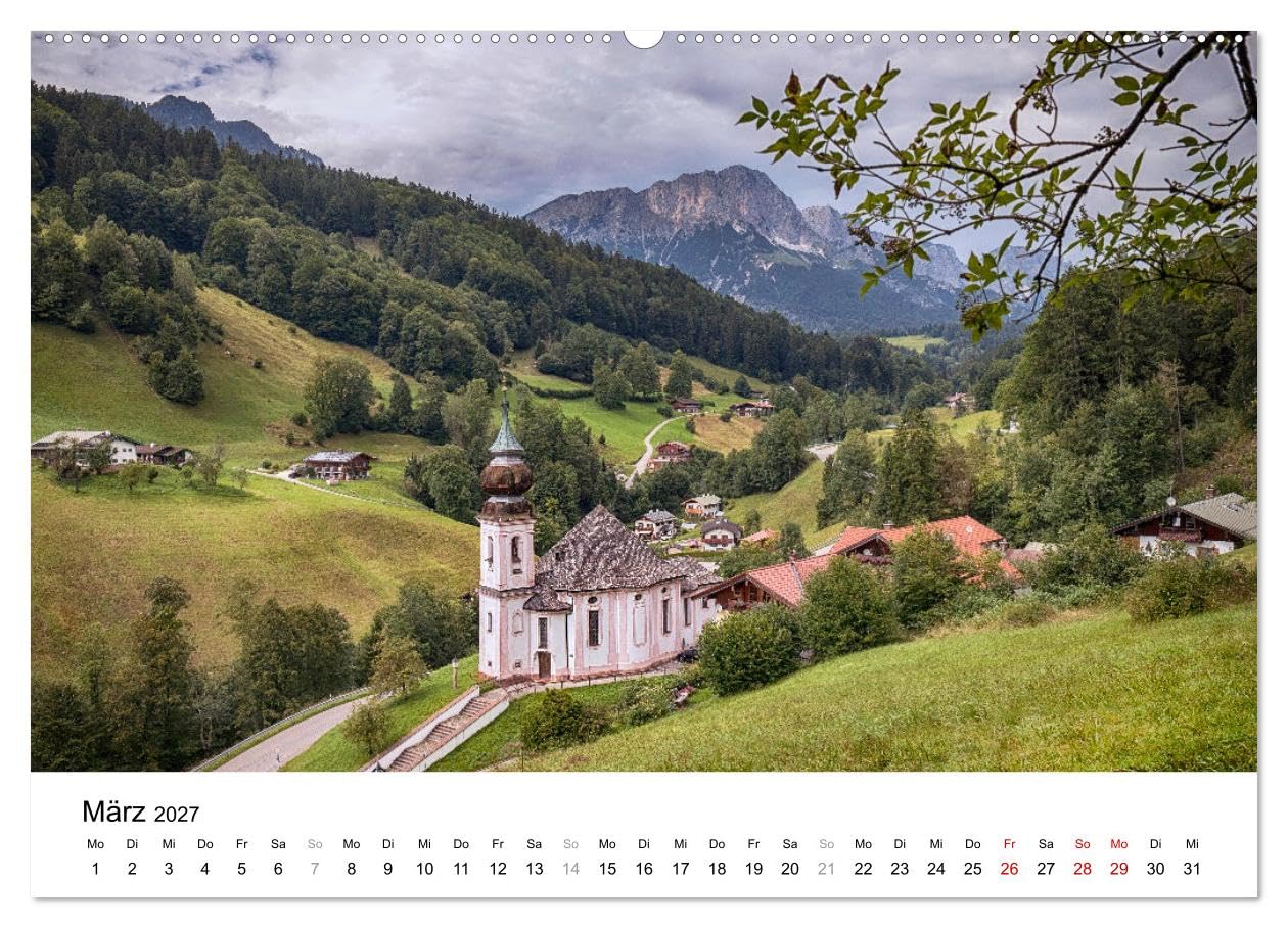 CALVENDO - Berchtesgadener Land - Wanderhighlights in Bayern (hochwertiger Premium Wandkalender 2027 DIN A2 quer), Kunstdruck in Hochglanz: Die schönsten Ausflugsziele rund um den Königssee.