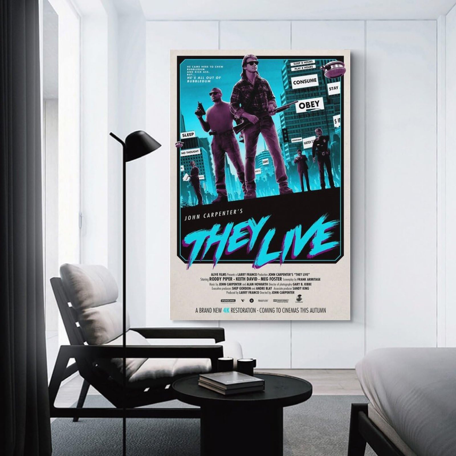 Amazon.co.jp: They Live 映画ポスター ゼイリブ 壁飾り キャンバス
