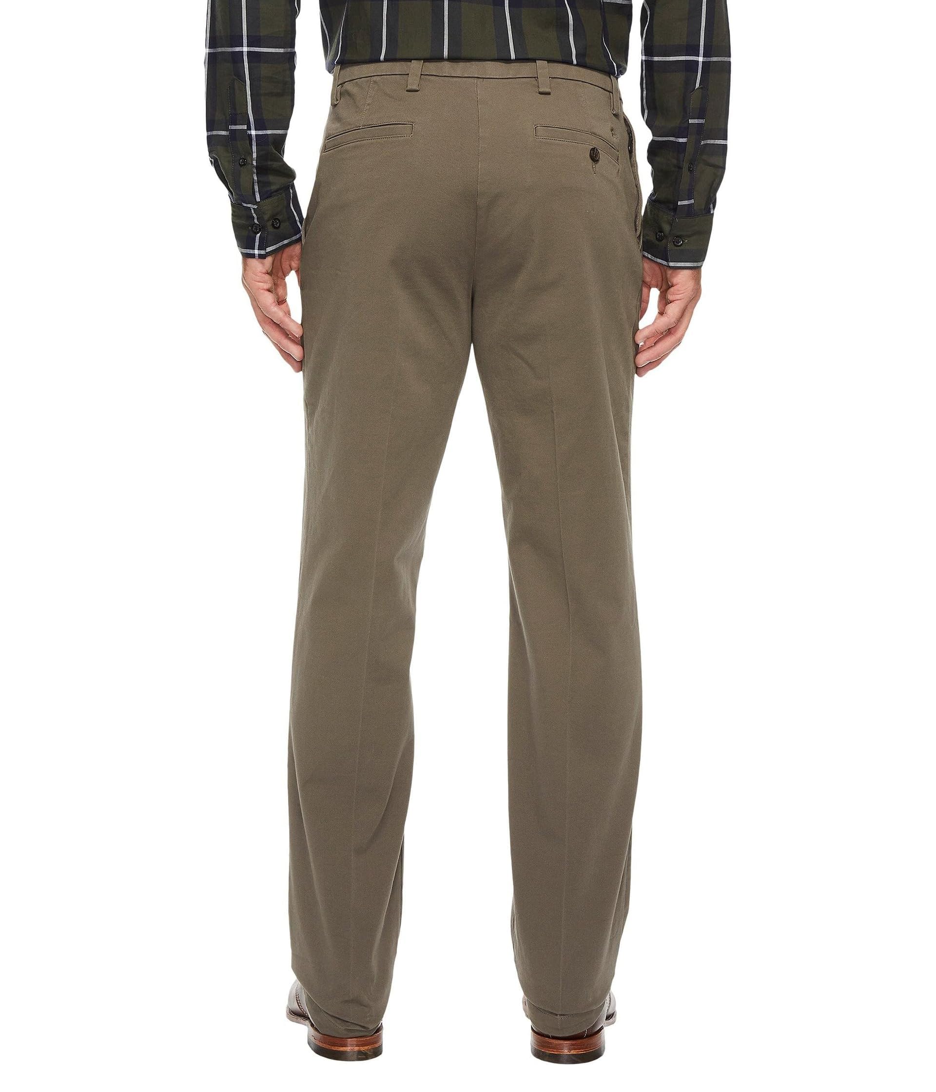 Dockers Pantalones de Corte Recto Workday Khaki Smart 360 Flex para Hombre (Regular, Grande y Alto), Dark Pebble, 32W x 30L