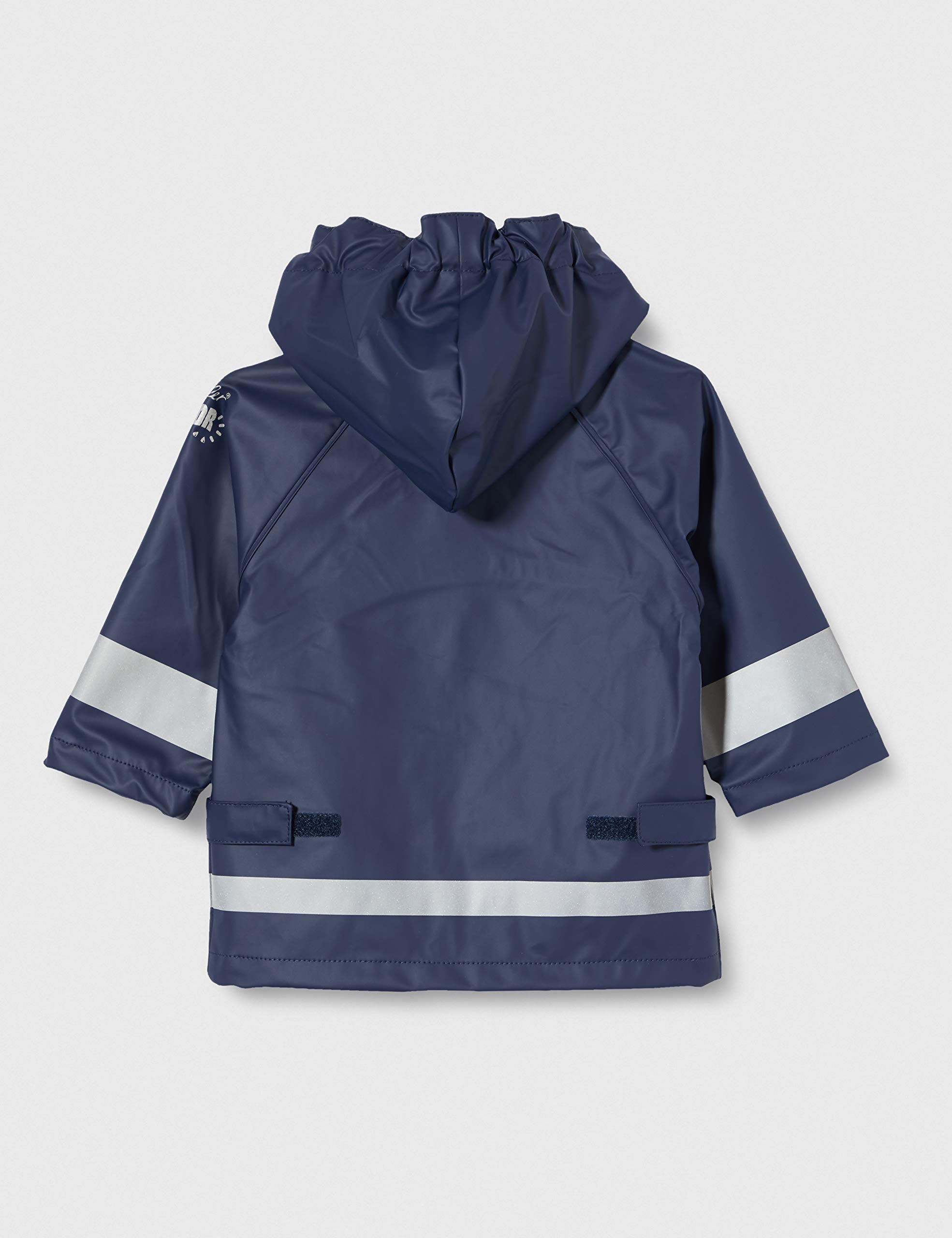 Sterntaler Regenjacke ungefüttert uni - Kinder Regenjacke wasserdicht - Mädchen Jacke mit verschweißten Nähten, Kapuze und reflektierenden Details - robuste Regenbekleidung