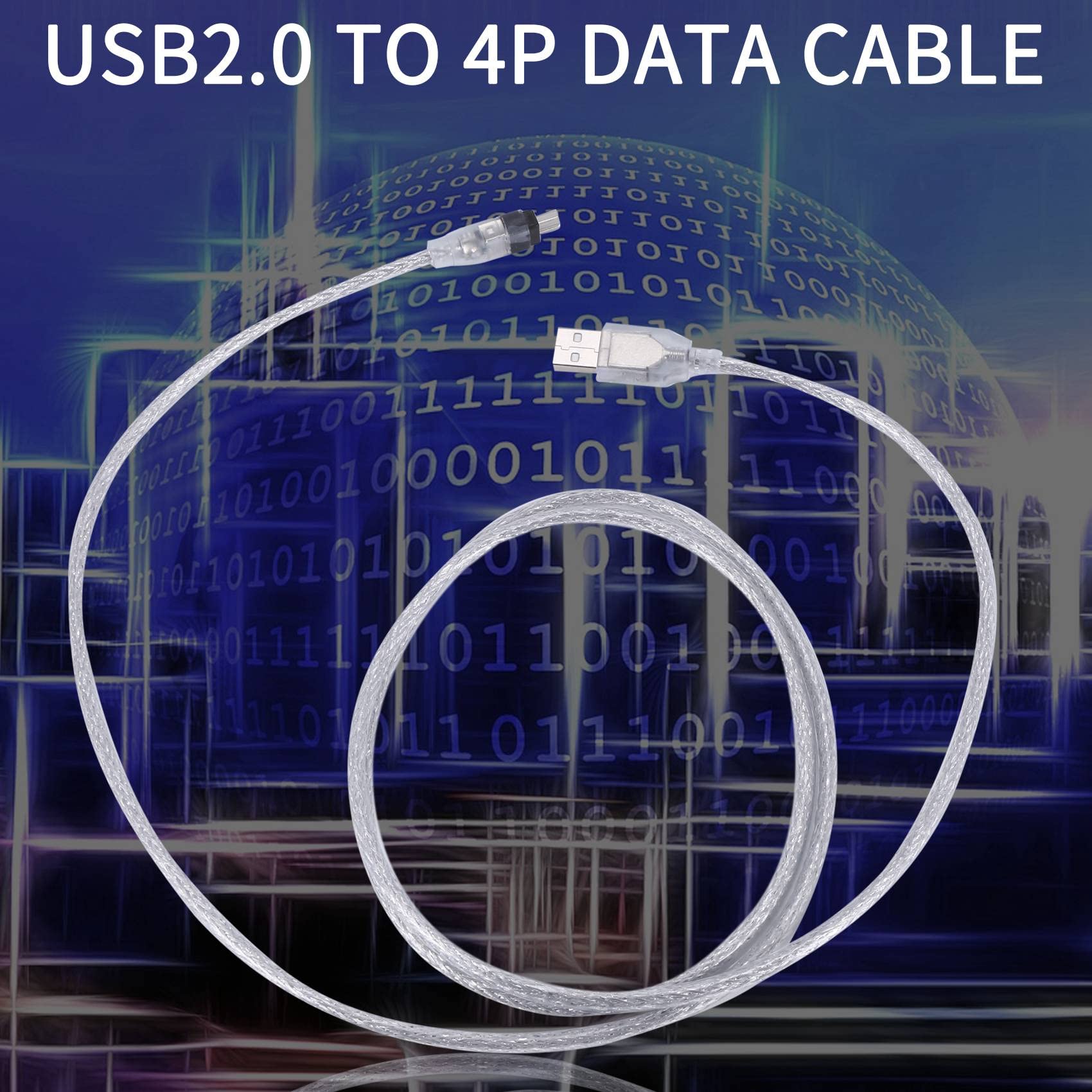 1.5M Convertitore Adattatore USB A IEEE 1394 4 Pin Firewire Per PC