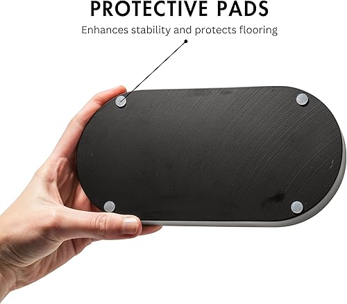 Miniatura 4 de Bandeja dispensadora de jabón redonda negra mate, bandeja organizadora de botellas de jabón y loción de 8 pulgadas para baños, cocinas, encimeras -