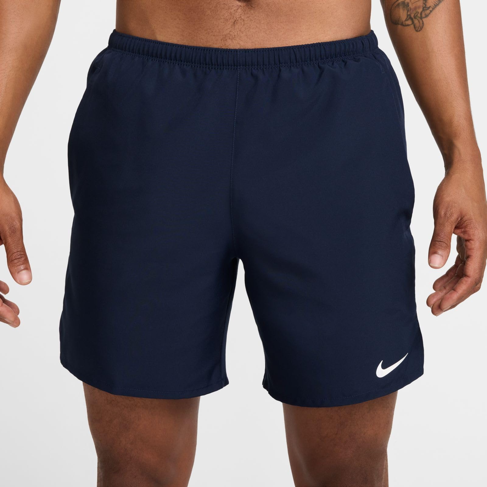 Nike Challenger Herren-Laufshorts Mit Futter (Ca. 18 cm), Obsidian/Reflective Silv, CZ9066-452, M