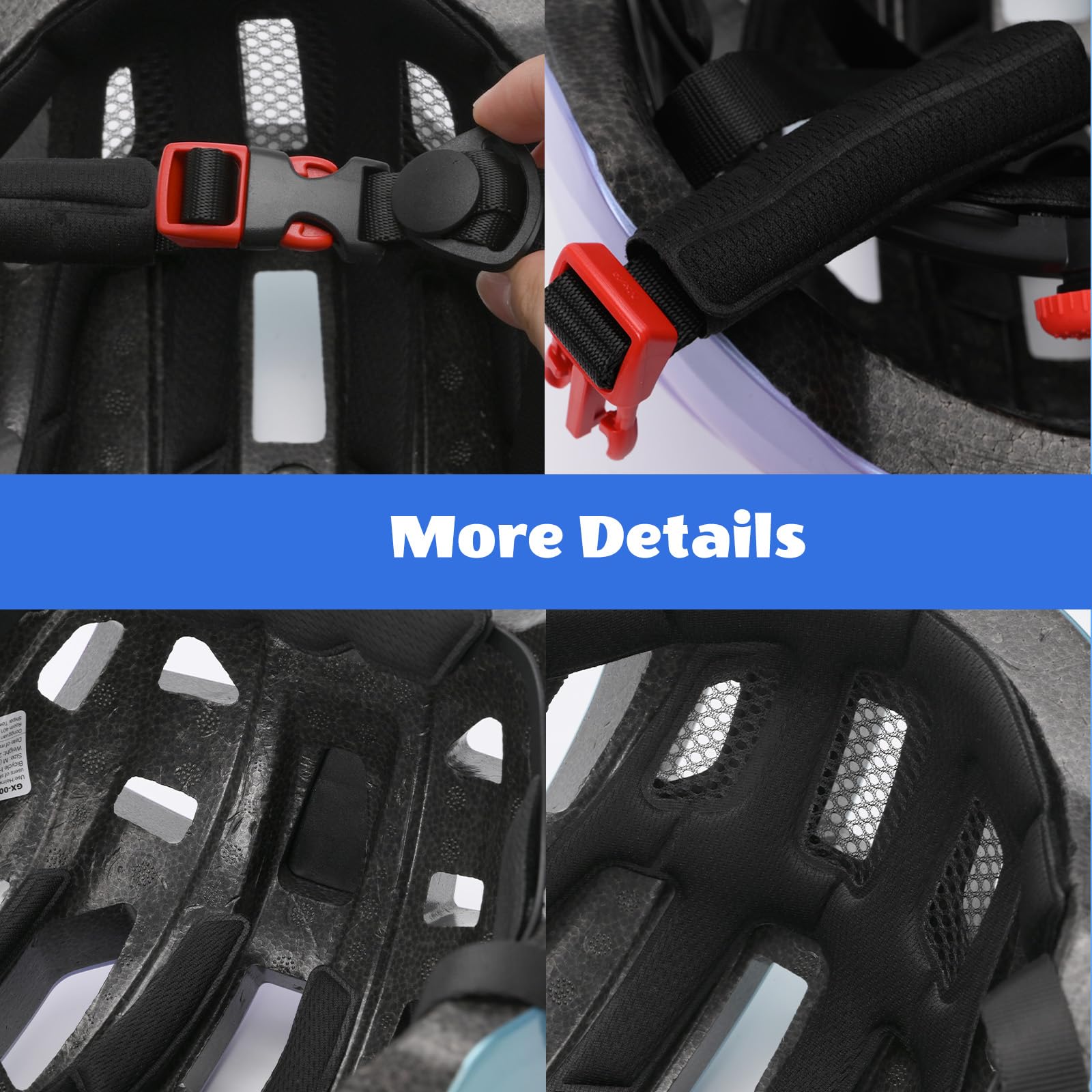 Verstellbarer Kinder fahrradhelm für Jungen Mädchen Jugend mit Sicherheits Rücklicht, wiederaufladbarem Hinterlicht, Farbverlauf und leichtem Fahrradhelm für Multi-Sportarten