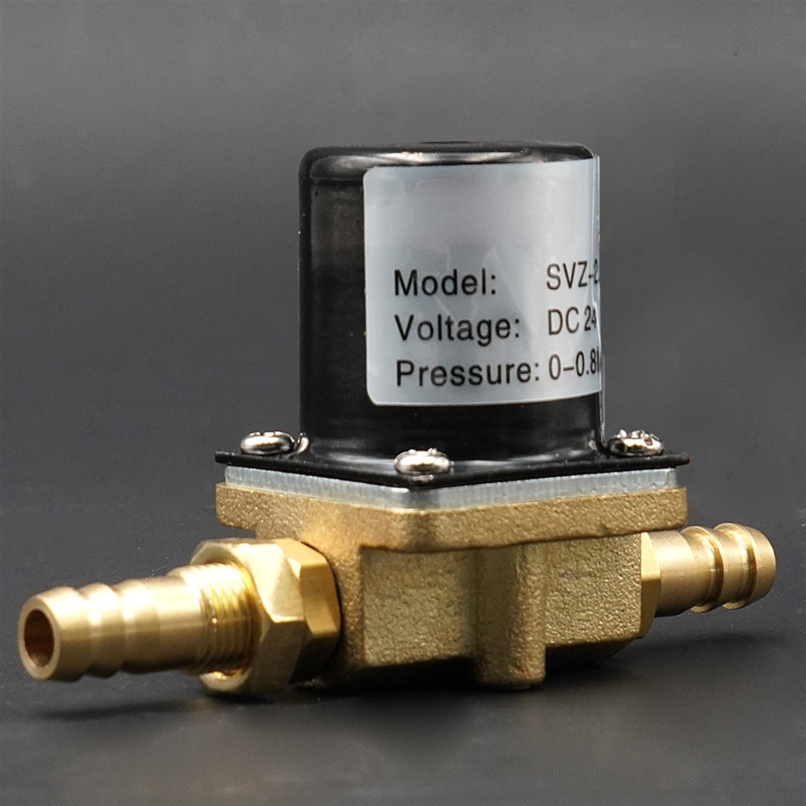 HDPHCRIUN SVZ-2.5 solenoid valve 220v 36v 24v orifice 2.5mm two position way 1Pcs(6MM HOSE-AC36V,SVZ-2.5)