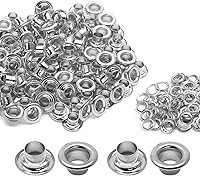 Vista 10 de Litoexpe Ojales Pequeños de 1.5MM, 200 Piezas, Ojales Autoadhesivos para Núcleos de Cuentas, Ropa, Cuero, Lona (Latón Antiguo)