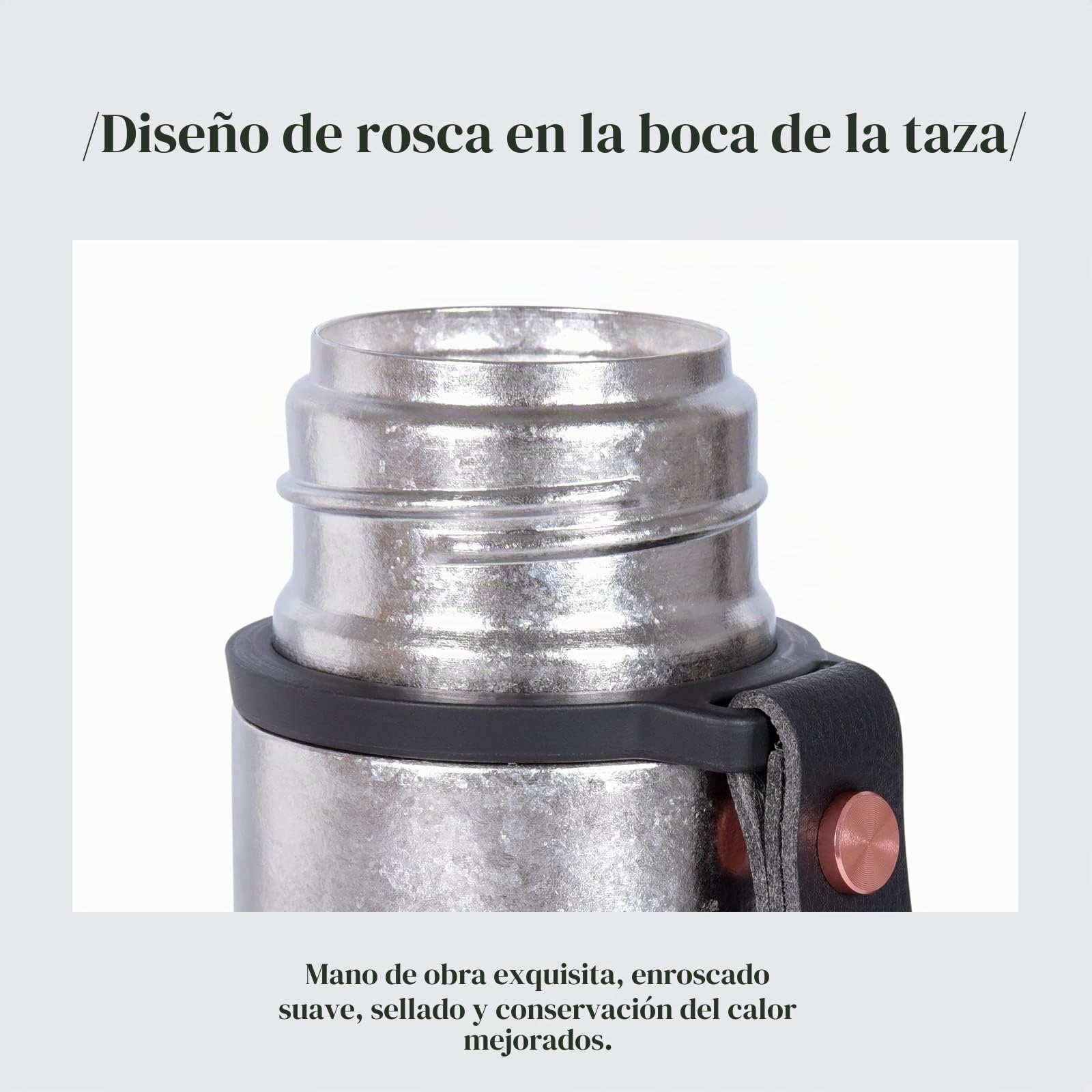 iBasingo Botella termo de titanio de 510 ml, termo de vacío, botella de agua, botella de agua, botella de agua, botella de metal para exteriores, ligera, a prueba de fugas, termo Ti3011D