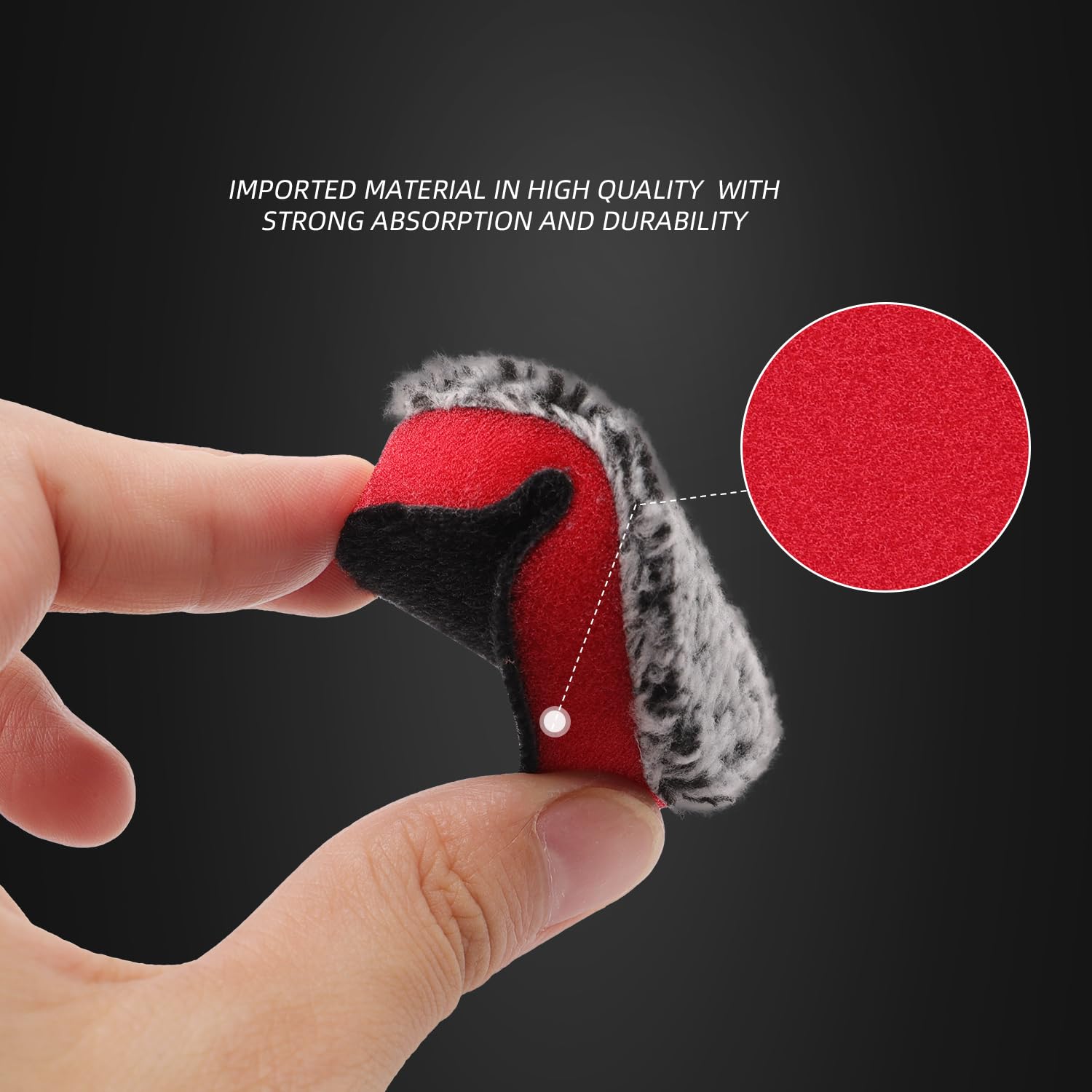 SPTA 2" Microfiber Cutting Pads 10 Pack, Heavy Cutting and Polishing, Microfiber Finishing Disc for Waxing and Polishing&Scratch and Vortex Removal Pad, Ultrafine Fiber Pad - Image 7