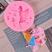 Vista 5 de Juego de 3 moldes de silicona para decorar cupcakes, arcilla polimérica, manualidades, resina epoxi, fabricación de joyas