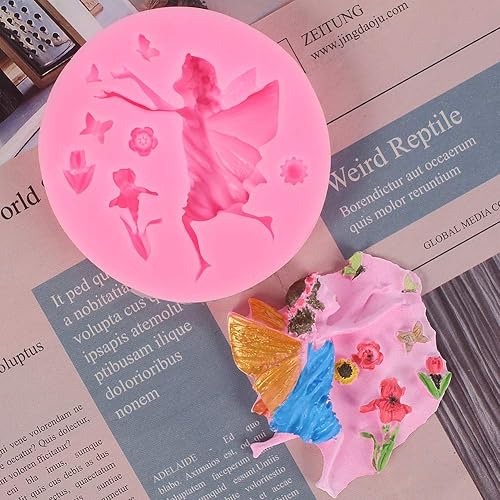 Miniatura 5 de Juego de 3 moldes de silicona para decorar cupcakes, arcilla polimérica, manualidades, resina epoxi, fabricación de joyas