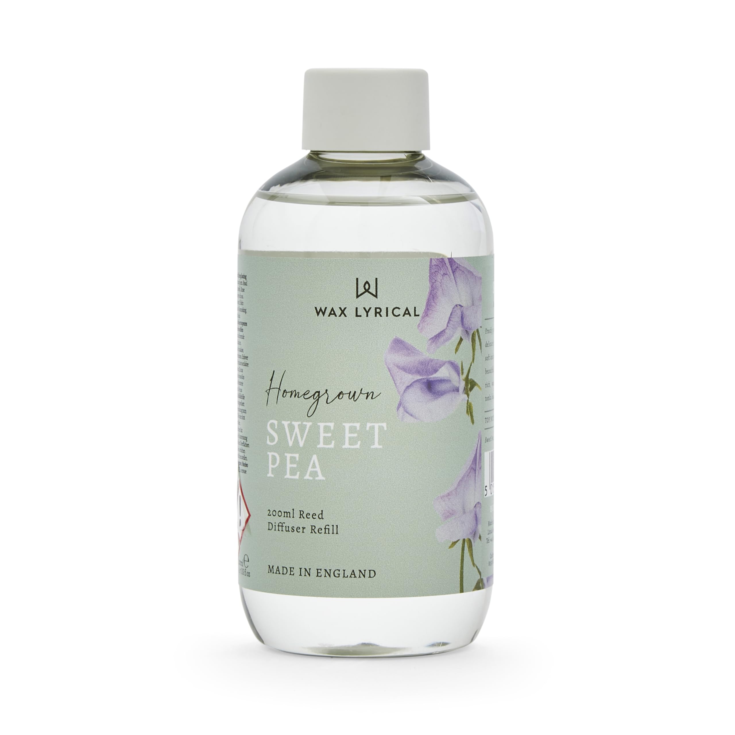 Wax Lyrical | Homegrown Collection | Sweet Pea Scent Reed Diffuser Refill 200ml