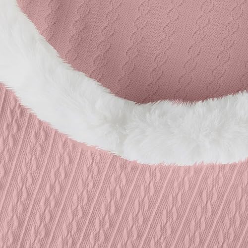 Miniatura 2 de Palaver Sudadera para mujer, blusa de manga larga con cuello en V y sexy, suave, holgada, de punto