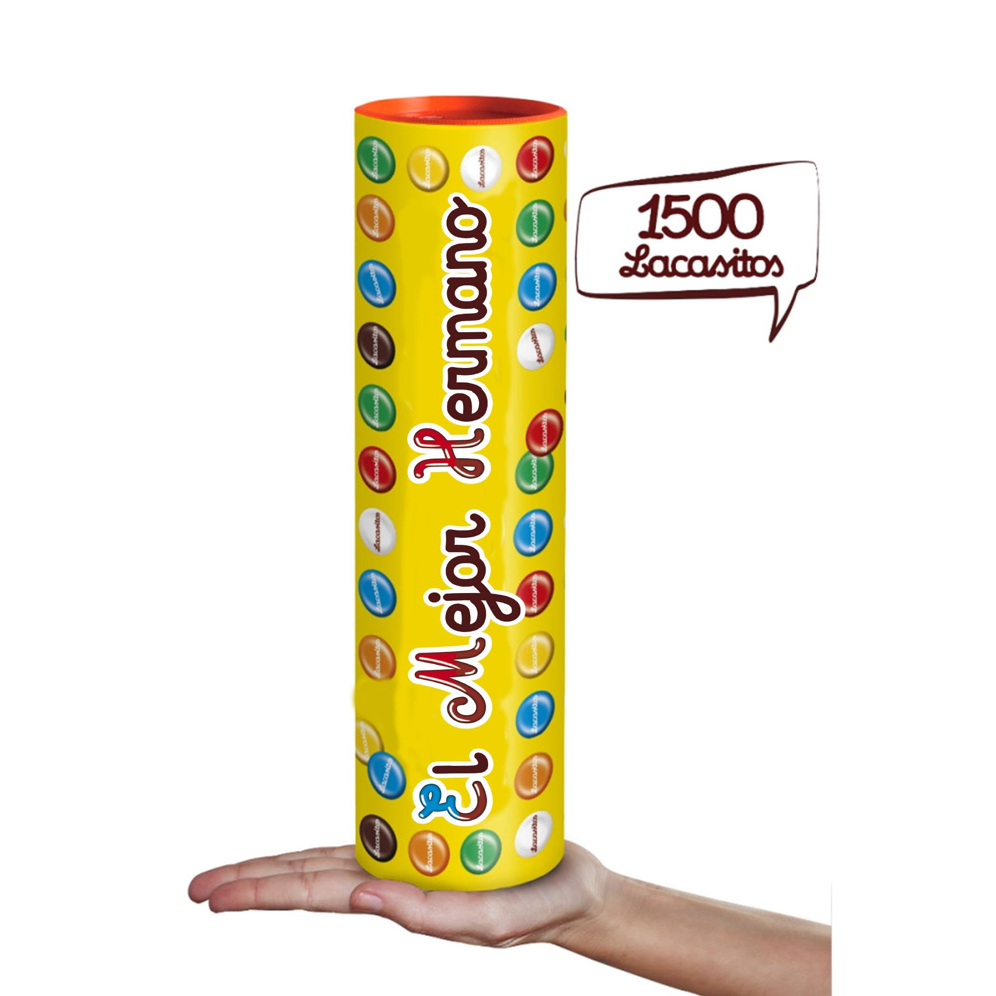 Lacasitos Megatubo 1,5 KG-El mejor hermano