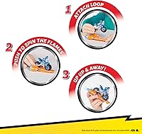 Vista 3 de Loop Hoopla - Motocicleta de juguete con accesorio de tablero de vroomboard, multicolor