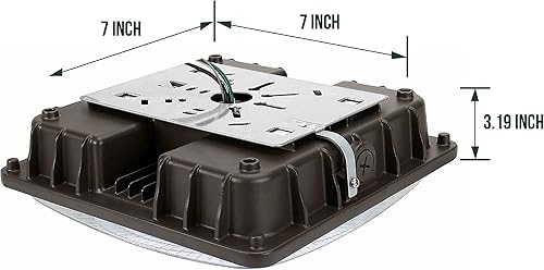 Miniatura 4 de GKOLED Luz LED superbrillante de 27 W, 3800 lúmenes, luz blanca diurna de 5000 K, reemplazo de 100 W PSMH, acabado de bronce oscuro, certificación