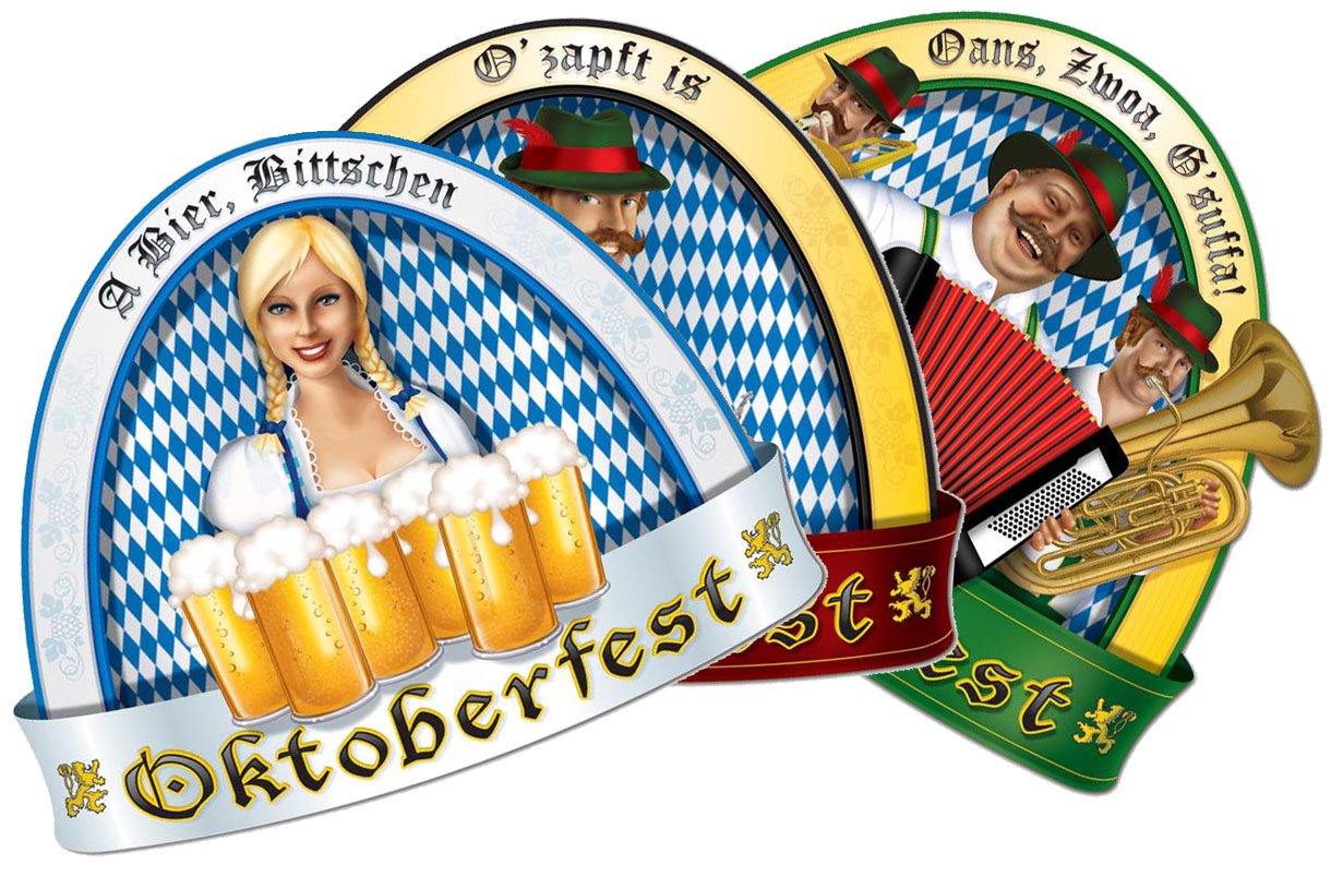 Oktoberfest Cutouts (3/Pkg)