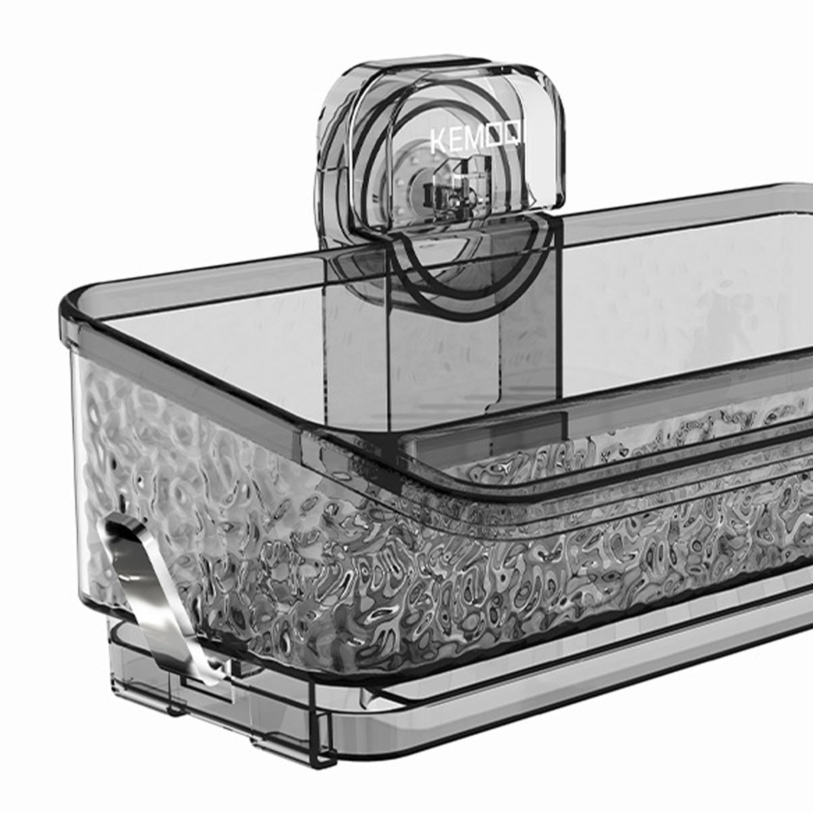 Enakshi (LABEL) Creations Suction Shower Shelf Space Saving Shower Caddy for Toilet Kitchen Countertop BlackHome & Garden|Bath|Soap Dishes & Dispensers