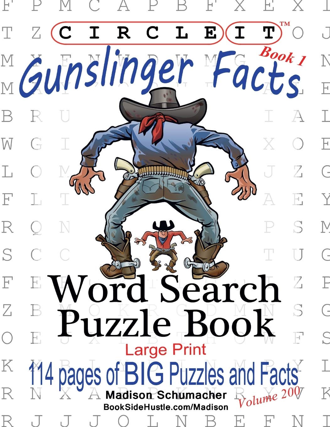 Casse-tête Far West Circle It Gunslinger Book 1 pour stimuler la mémoire
