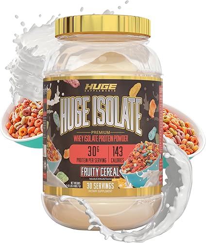 Enorme aislado proteína en polvo - 1.06 oz de proteína por porción (Choco Madness)