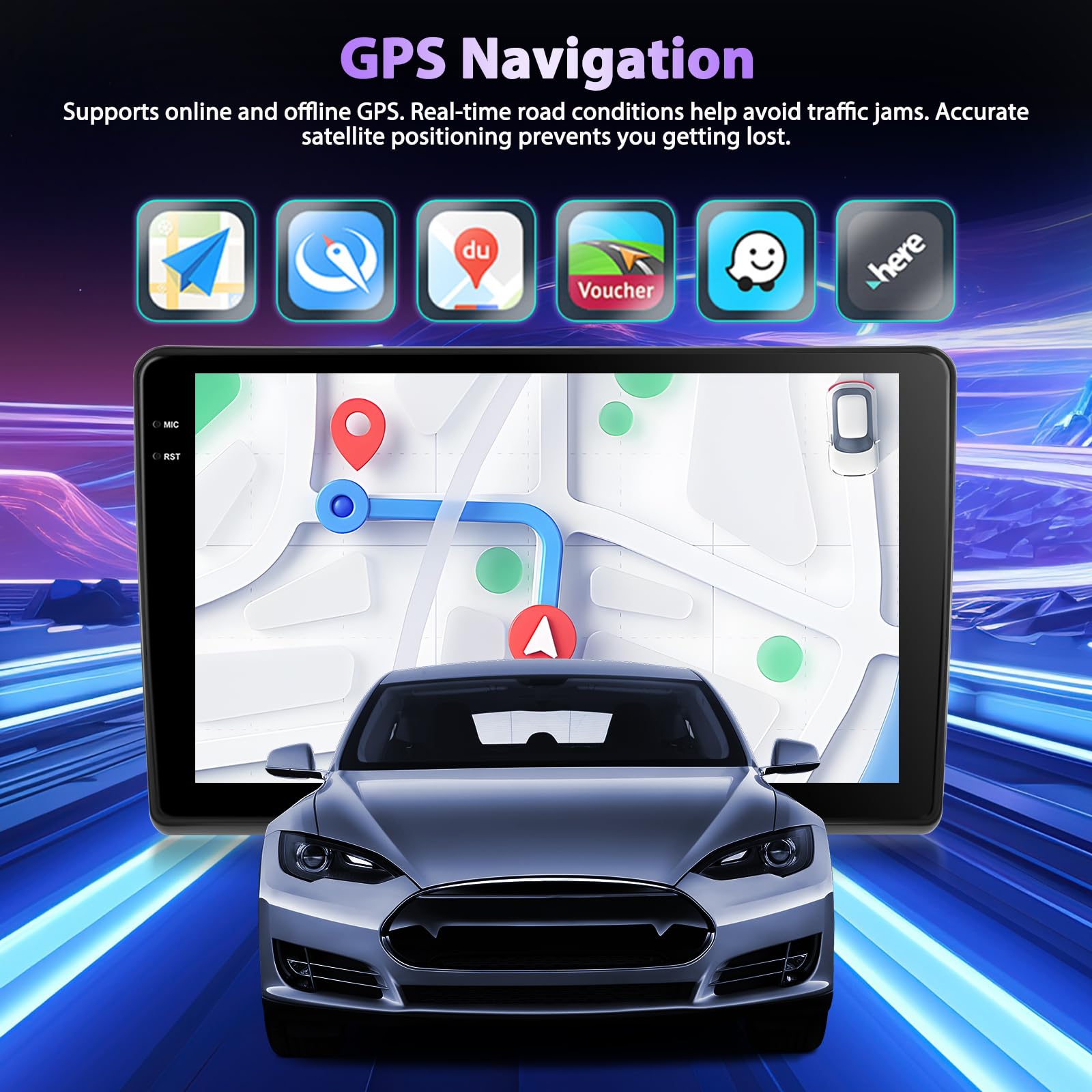 Android Per Ducato 3 Peugeot Boxer 2 Citroen Jumper 2 2011-2022,4+64G 9 Pollici 1280P Touchscreen In-Cell Autoradio,Apple Carplay Android Auto GPS Bluetooth WiFi FM/RDS 2USB,Supporta DAB+OBD2