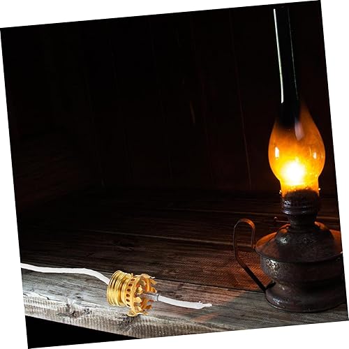 Miniatura 3 de DOITOOL Base de lámpara de queroseno Perilla Oil Kerosene Lantern Lámpara de aceite Lámpara de soporte de metal Linterna de aceite Linterna de