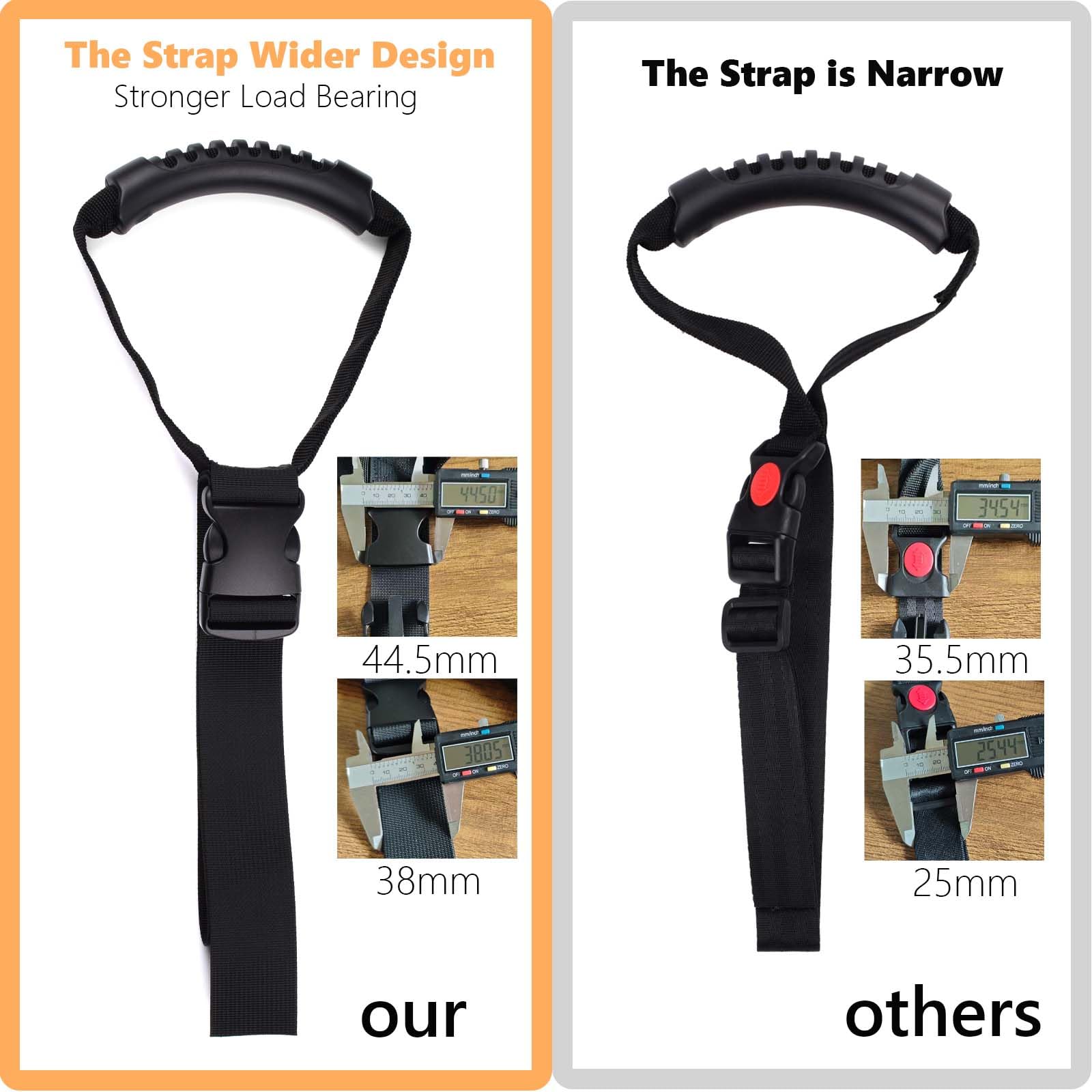 3pcs Mobility Independence Kit: Portable Standing Aid,Car Grab Handle Auto Cane,Adjustable Standing Aid Safety Handle,Liberty Lift Assist Suitable for Elderly, Disabled and Pregnant,Convenient Travel — Amazon image 9