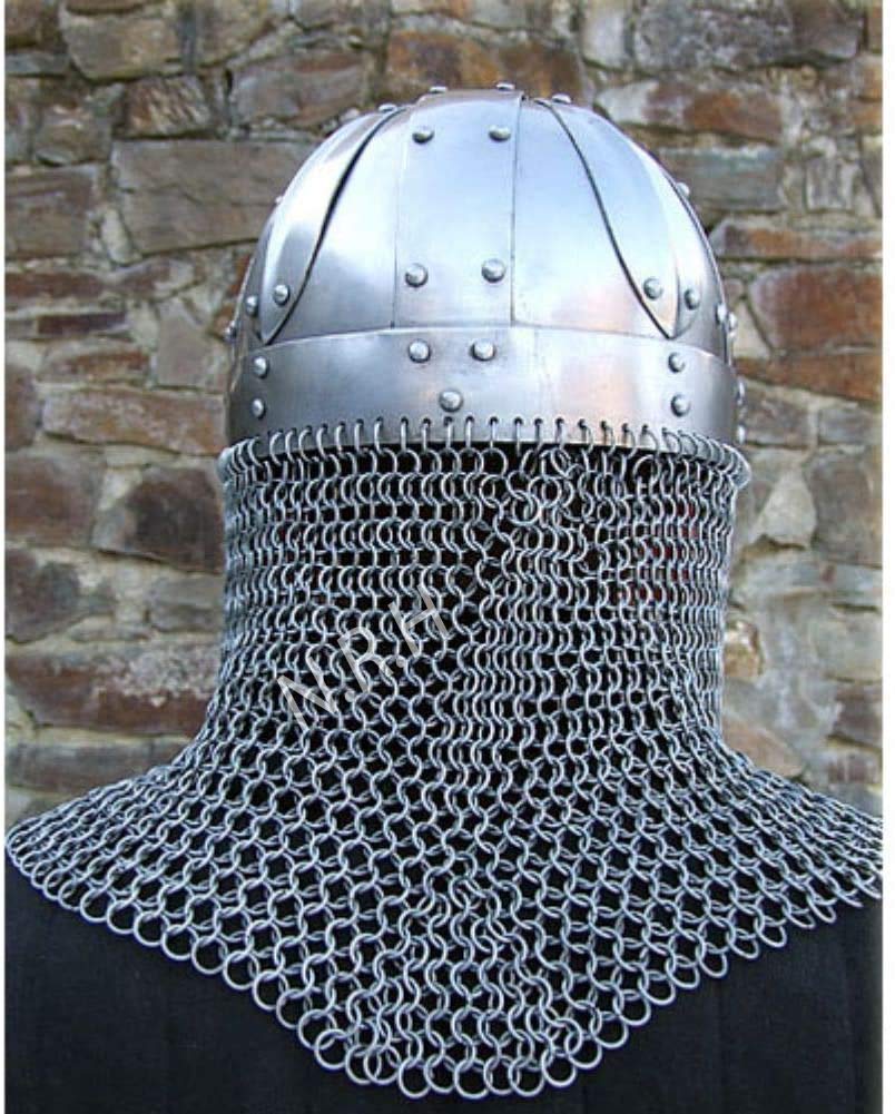 Nautical Replica Hub King Fantasy Helmet Copper One Size Handmade Battle Armor Helmet