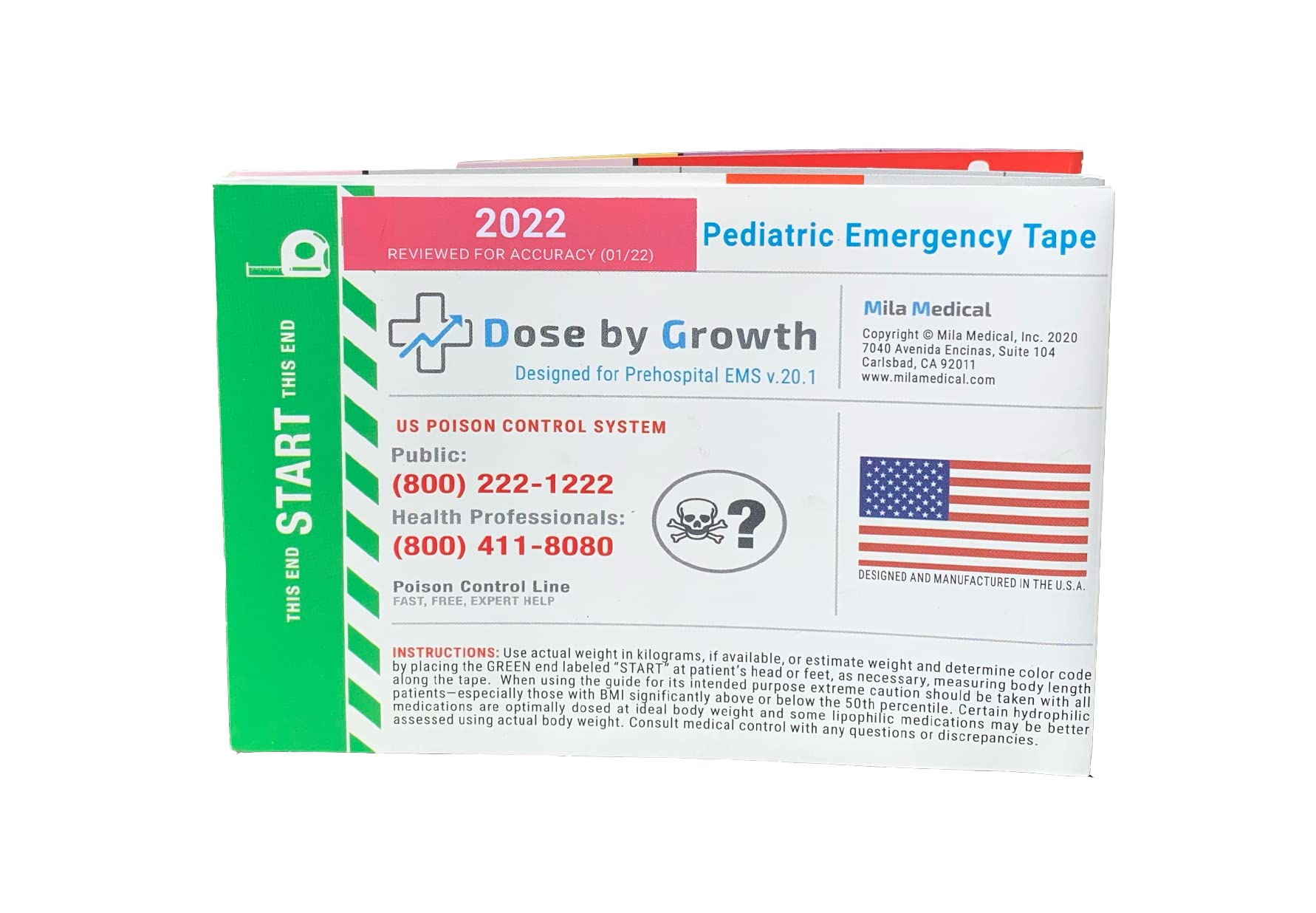 Buy Dose By Growth Updated Reviewed In 2022 EMS Standard Pediatric 