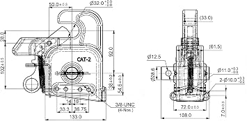 No-Weld Cat 2 Quick Hitch Lower Hooks