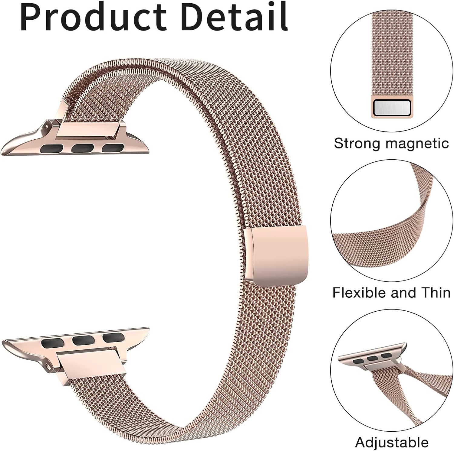 CTYBB Stainless Magnetic Replacement iWatch Image