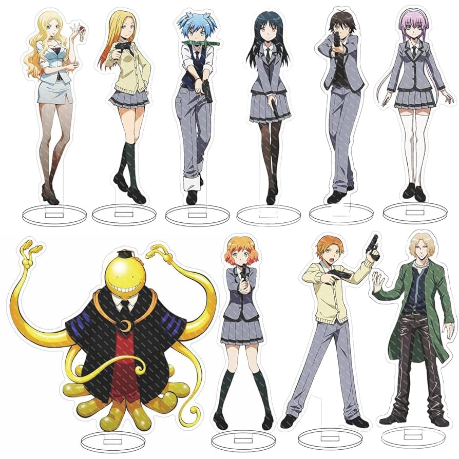 Amazon.co.jp: 暗殺教室 アクリルスタンド 台座あり 札を立てる