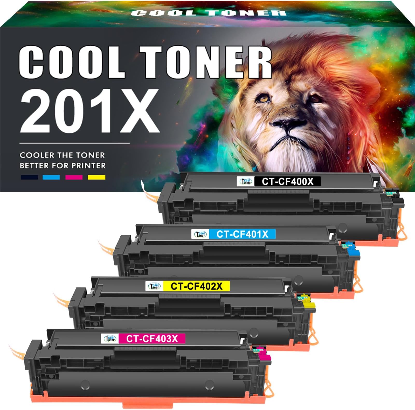 Toner Compatibili HP LaserJet Pro M252 Kit 4 Toner Compatibili Per Hp Laserjet Pro M252n M252dw M277n N 762113