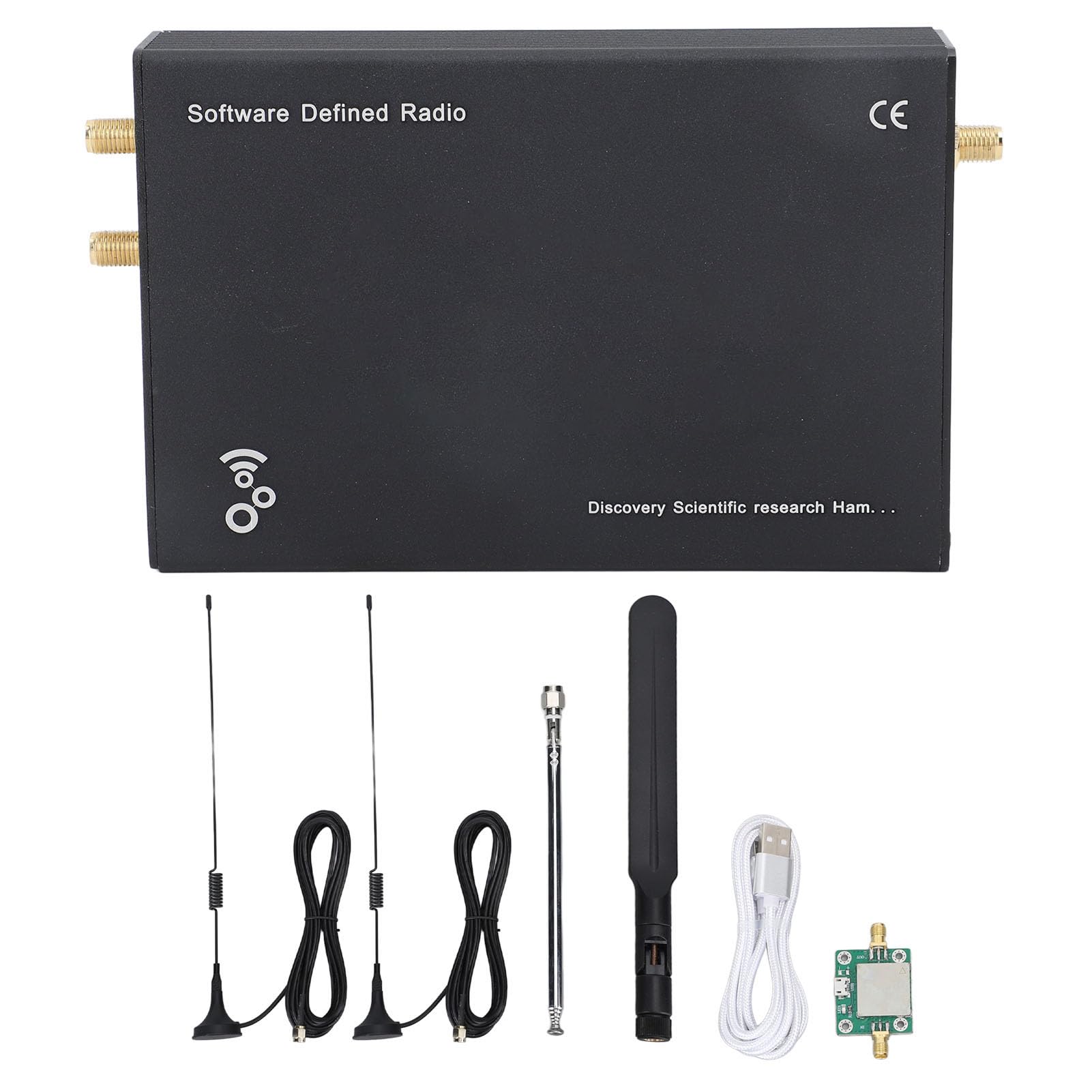 Walfront Open Source Software Defined Radio Aluminiumlegierung SDR Peripherie 1 MHz Bis 6 GHz Frequenzbereich mit USB Programmierbar (Typ B)