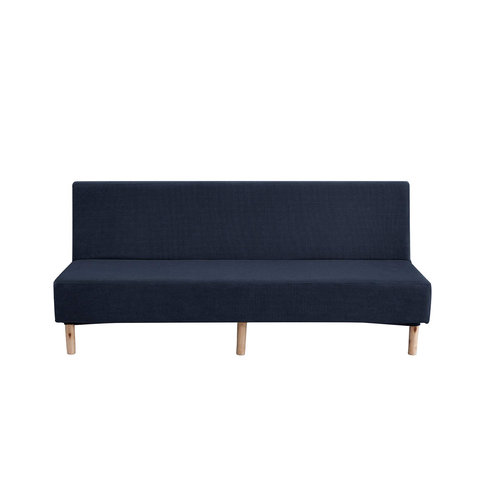 Housse de canapé imperméable bleu marine contre les taches de canapé 3 places