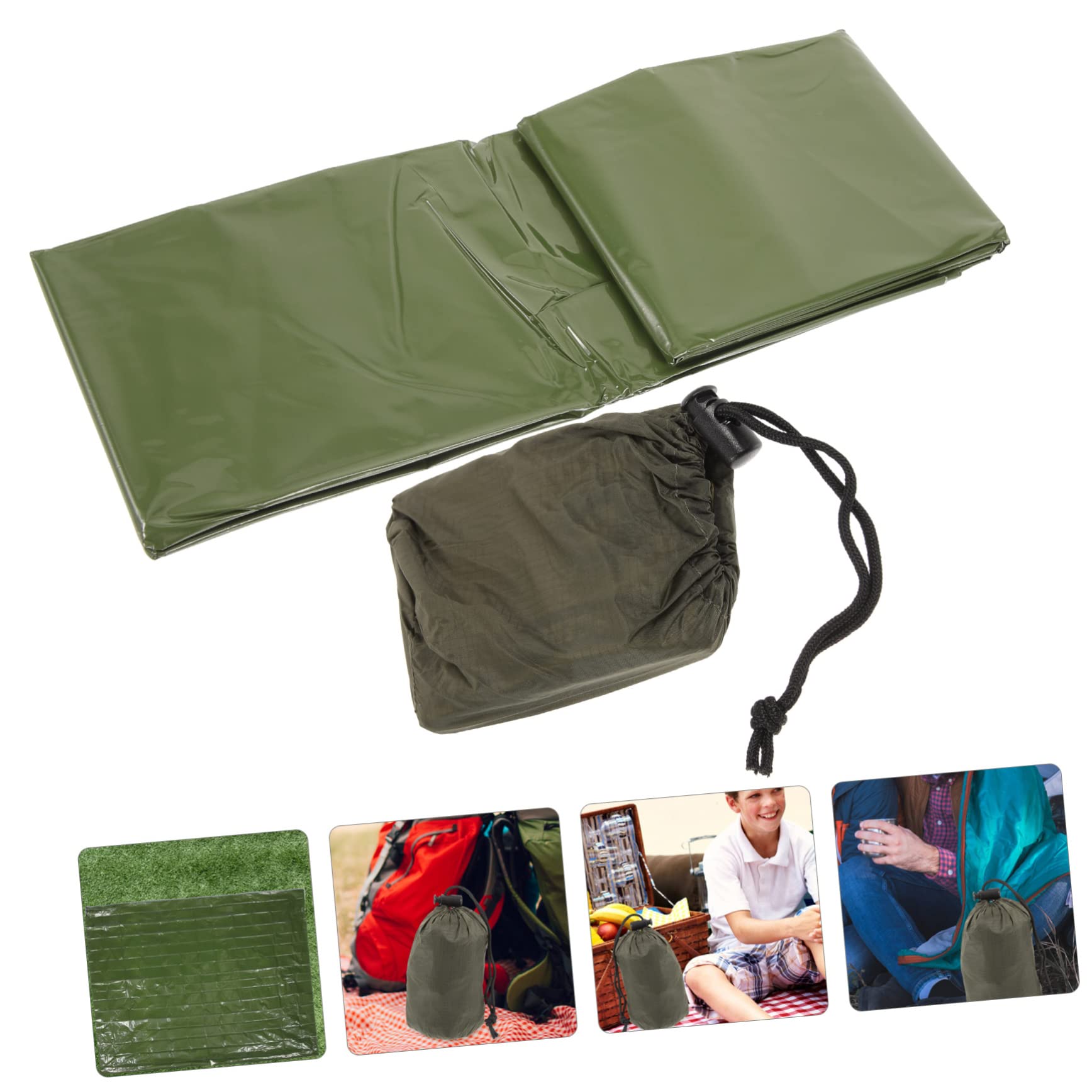 BESPORTBLE 5sets Coperte Termiche Per Emergenza Leggere e Compatte Isolamento Termico Pe Per Camping e Attività Outdoor