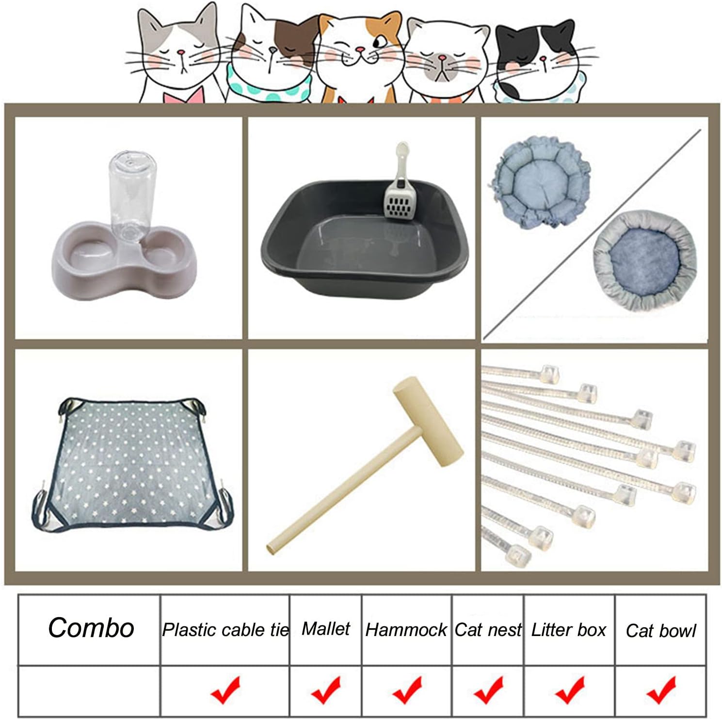 Cat Playpen - Ferret Cage Cat Enclosure Metal Wire Grids Storage Storage Bins Shelves Modular Bookshelf Closet Cabinet Ideal for Home Living Room Office (C4)