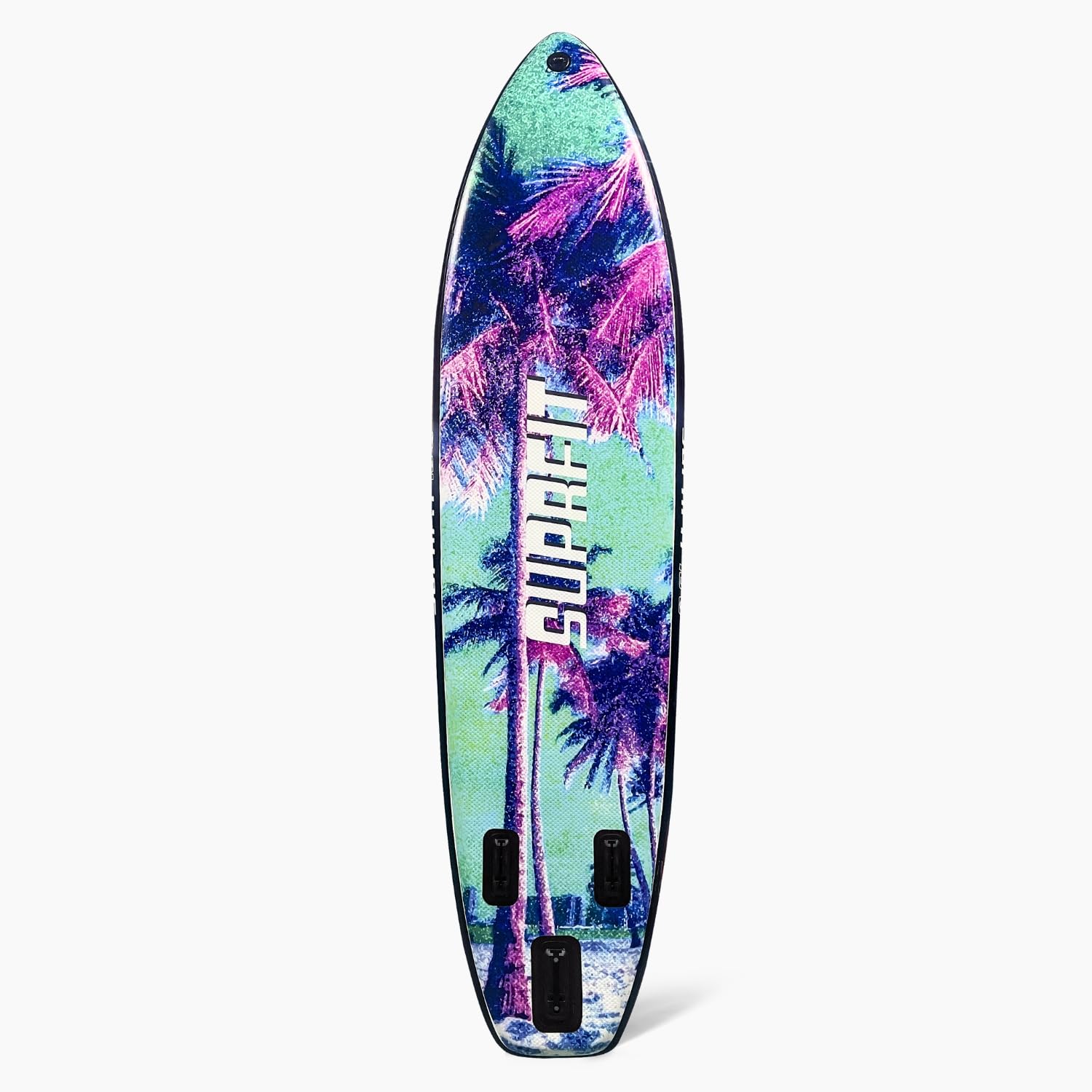 SUPRFIT Stand-Up Paddling Board Sunset Vice, 330 x 79 x 15 cm, Drop-Stitch-Light-Konstruktion, mit Transport-Rucksack, Multicolour