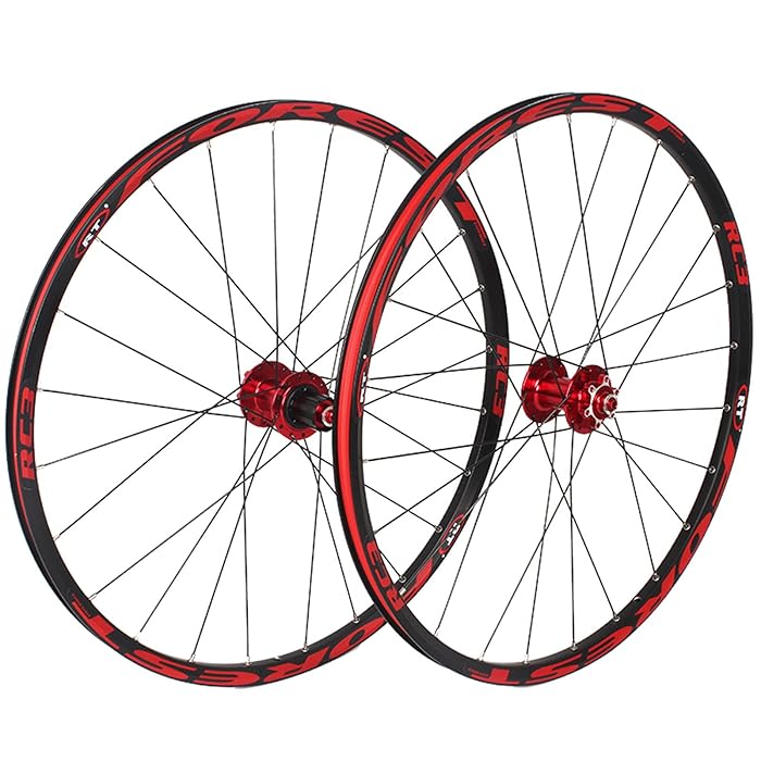 Buy BYCDD Mountain Bike Wheelset, Quick Release Front Rear Wheels MTB