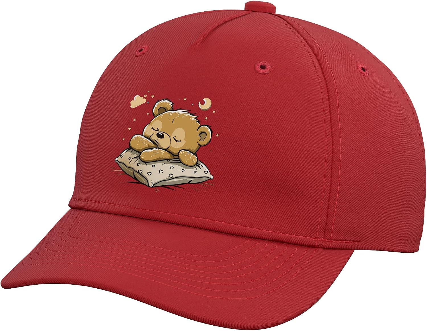 Cute Bear Sleeping Sleepy Bear Sleeping Bear Sleepy Animal Adjustable Baseball Hat