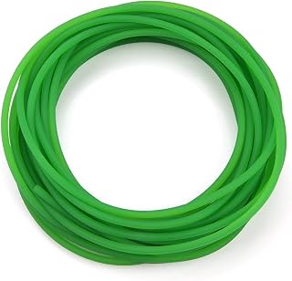 Polyurethane Belt, Rock Tumber, Green Rough Surface PU Polyurethane Round Belt for Drive Transmission(4mm*10m)