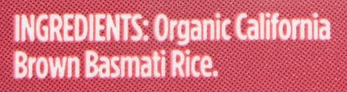 Miniatura 3 de Lundberg Family Farms - Arroz orgánico California Basmati, marrón, 16 onzas, paquete de 1