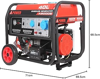 AIPOWER A9000E Induction Load Gasoline Generator (9000W)