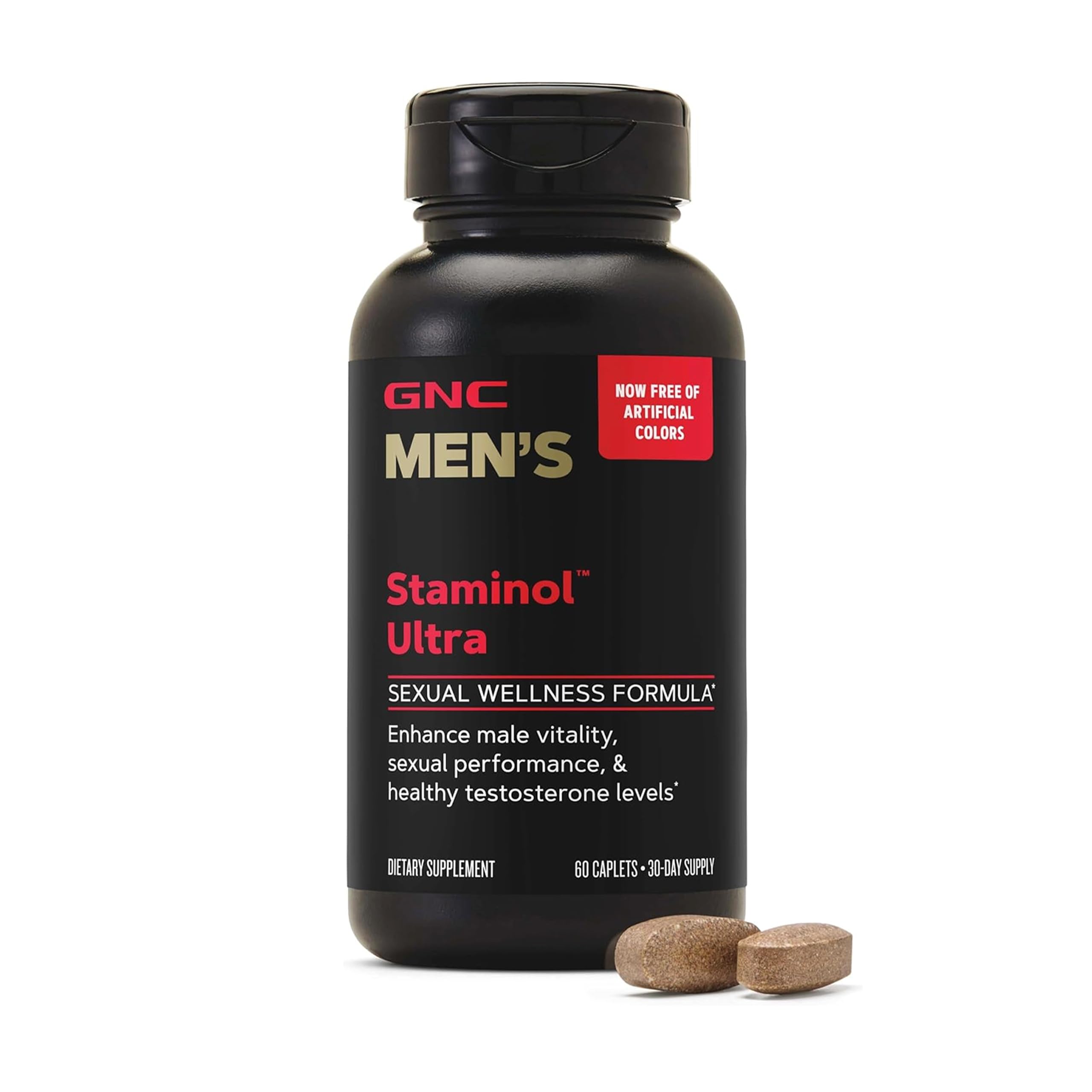 GNC Men's Staminol Ultra, Multivitamin Blend, 60 Count, 30 Servings