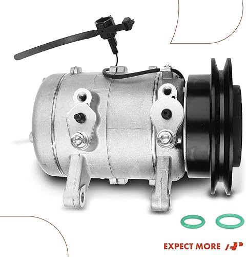 Miniatura 9 de A-Premium Compresor de aire acondicionado con embrague compatible con Nissan Frontier 2.4L 1998-2004, Xterra 2.4L 2000-2004, estilo DKV14C, con