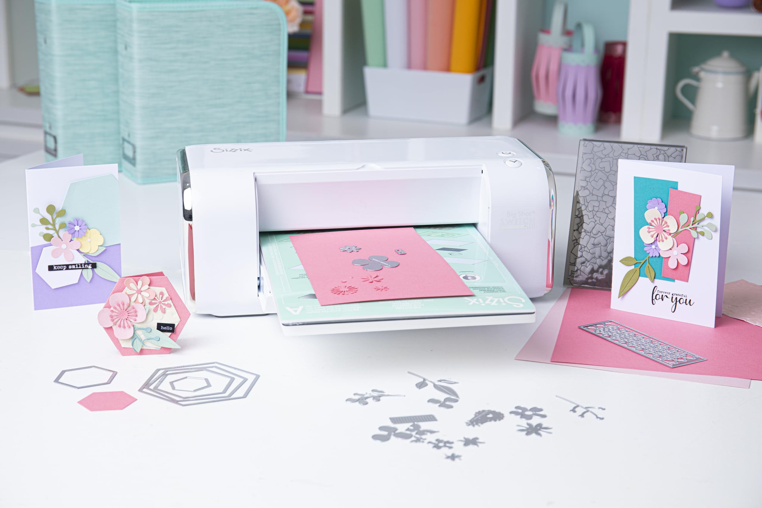 Sizzix de démarrage Big Shot Switch Plus blanc - Version européenne