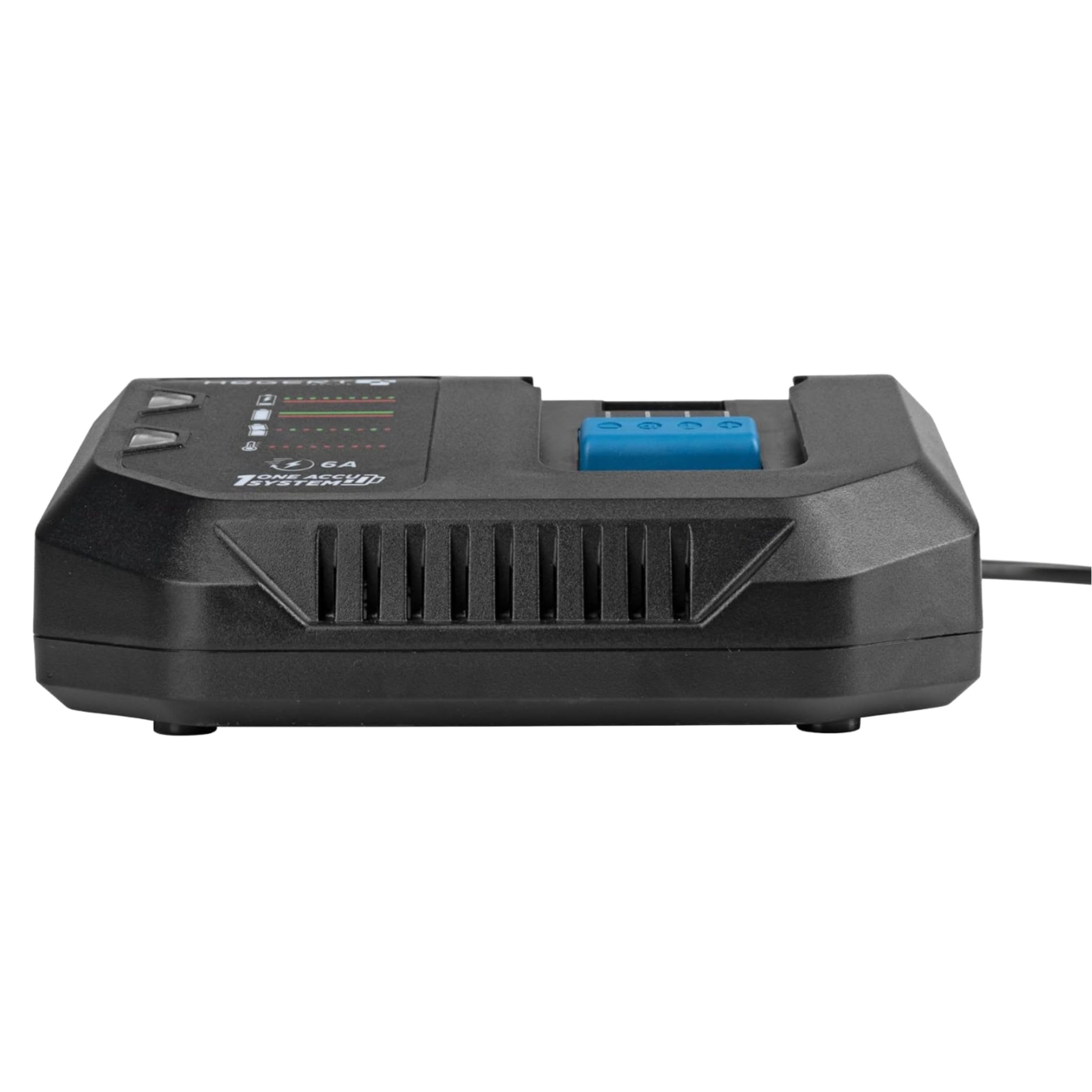HÖGERT TECHNIK Chargeur Rapide 6A 18V, Temps de Charge Rapide, Protection Contre la surchauffe et Les Courts-Circuits, indicateur de Charge, refroidit la Batterie, idéal pour Les Batteries 2A, 4A, 6A