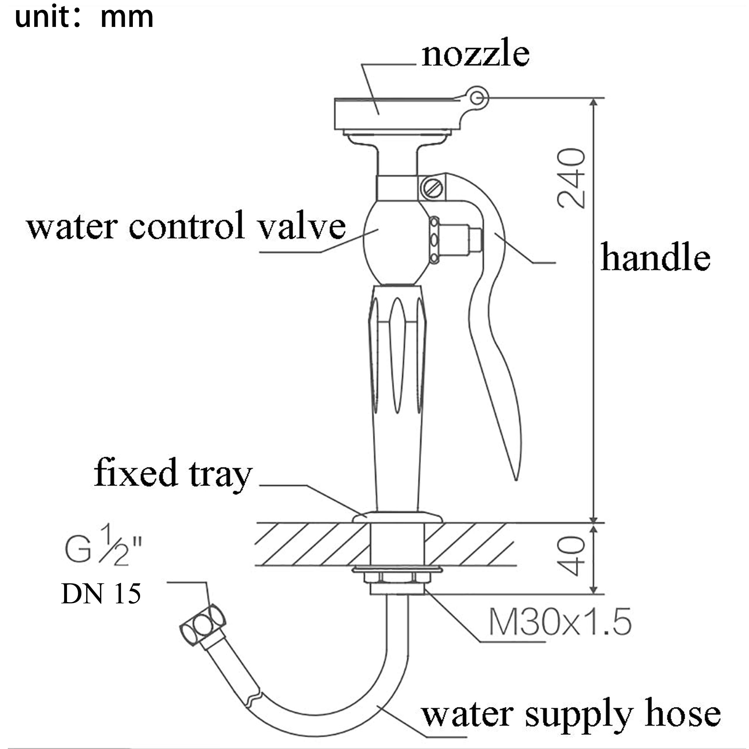 Huanyu Portable Station de douche oculaire Poste de travail Machine à laver les yeux Substances nuisibles Personnalisation du dispositif de lavage pris en charge pour le laboratoire (2403-1)
