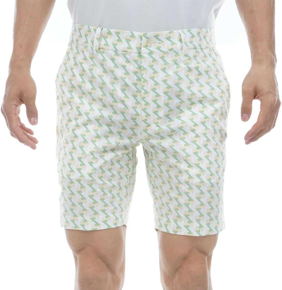 新品】レザレクション ゴルフ メンズ 半ズボン シトラスホワイト L