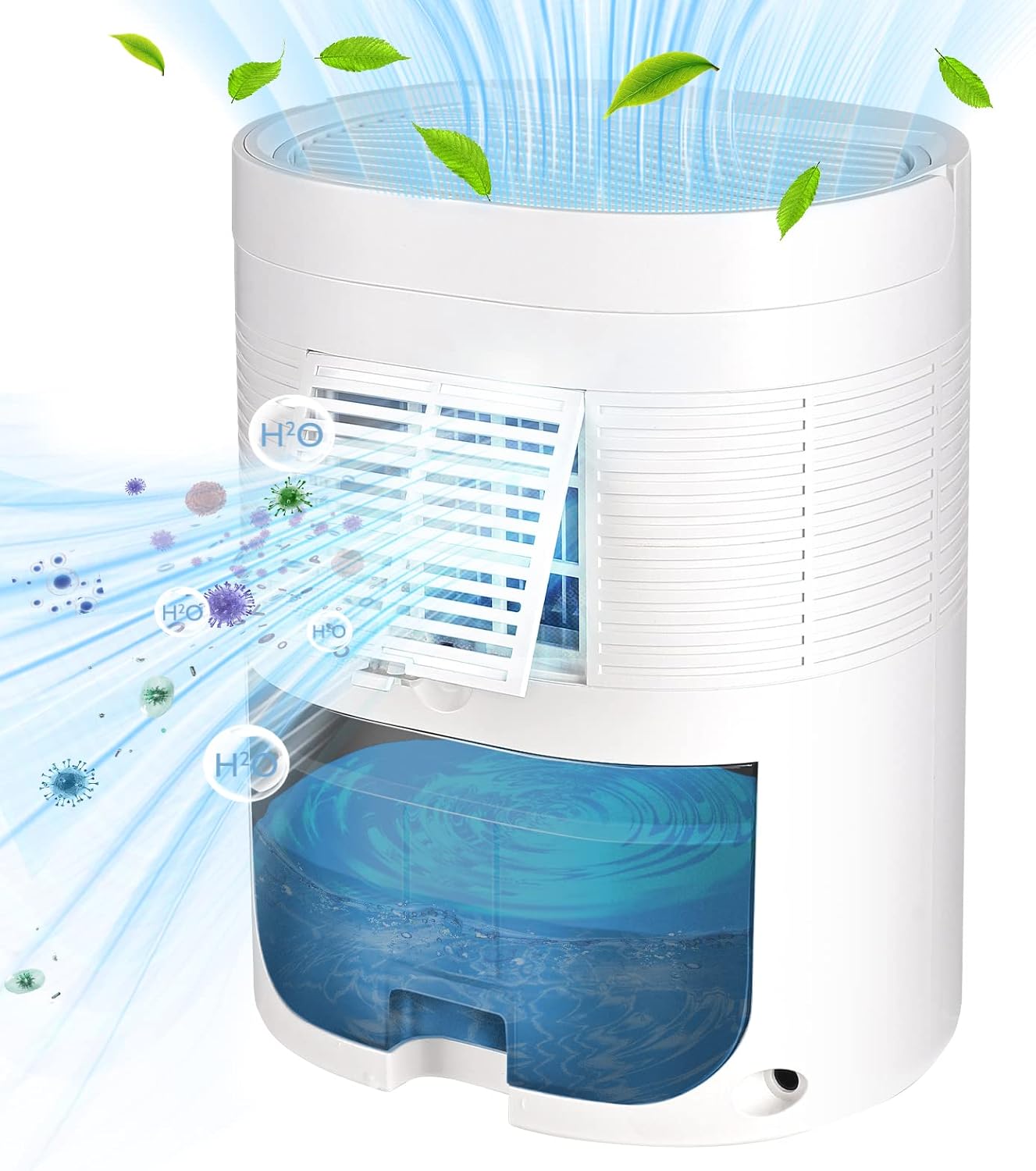 Dehumidifier,1000ML Dehumidifiers for Home Damp,Auto Shut Off&Ultra ...